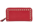Valentino Zip Around Rockstud Continental Wallet, front view